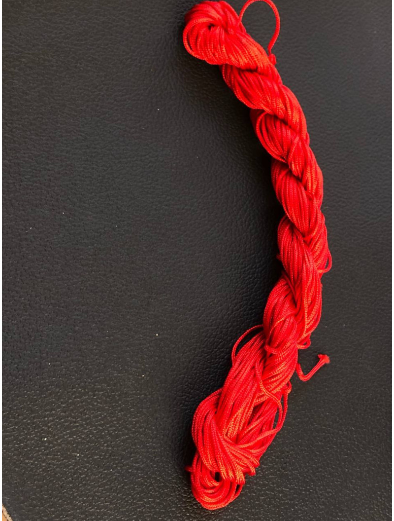 (18 м) Шнур нейлоновий (капронний) Шамбала/ 1 мм/ червоний