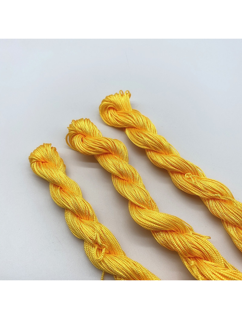 (18 м) Шнур нейлоновий (капронний) Шамбала/ 1 мм/ жовтогарячий