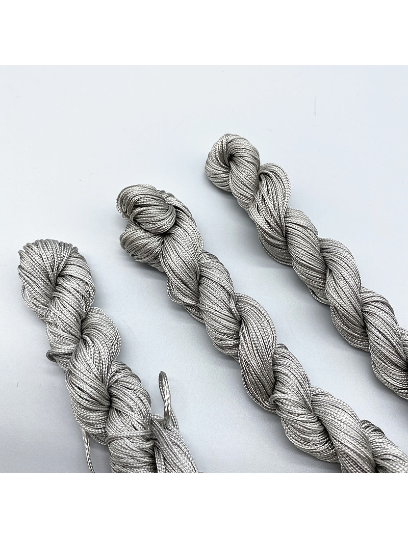 (18 м) Шнур нейлоновий (капроновий) Шамбала/ 1 мм/ сірий