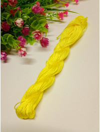 (18 м) Шнур нейлоновий (капронний) Шамбала/ 1 мм/ Лимонний