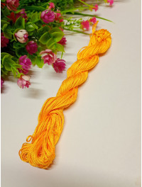 18 м/Шнур нейлоновий (капроновий) Шамбала/ 1 мм/Жовтогарячий