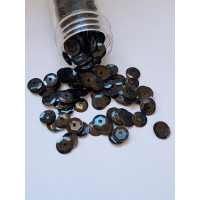 Паєтки/7 мм/чорний/5 грамів