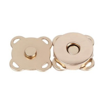 Кнопка магнітна пришивна / 14 мм / золото.