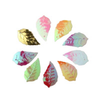 Паєтки листочки/16 мм/ мікс