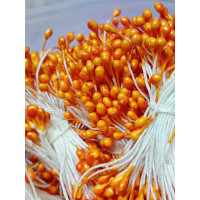 Тичинка 3 мм/жовтогарячий/95-98 шт./глянець двостороння