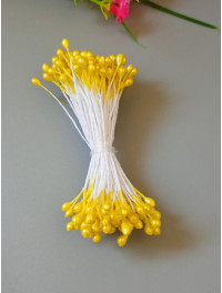 Тичинка 3 мм/жовтий/95-98 шт./глянець двостороння