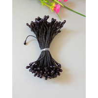 Тичинка 3 мм/чорний/95-98 шт./глянець двостороння