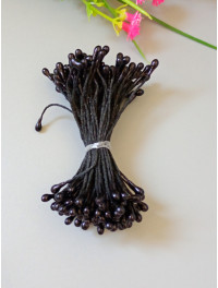 Тичинка 3 мм/чорний/95-98 шт./глянець двостороння