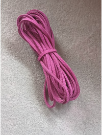 Шнур замшевий/ширина 3 мм/фіалковий/3 метри