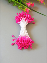 Тичинка 3 мм/малиновий/95-98 шт./глянець двостороння