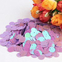 Пайетки круглые/ Диаметр - 15 мм/ Цвет на фото/ Упаковка - 50 шт