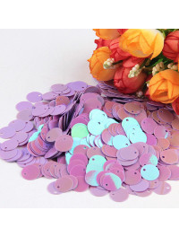 Паєтки круглі/ Діаметр — 15 мм/ Колір на фото/Упаковка — 50 шт.