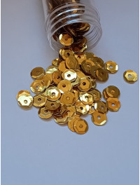 Паєтки/7 мм/ золото/5 грамів