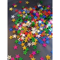 Пайетки "звезда" Упаковка 5 грам. Цвет микс