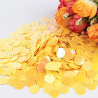 Паєтки круглі/ Діаметр — 15 мм/ Колір на фото/Упаковка — 50 шт.