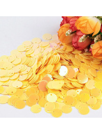 Паєтки круглі/ Діаметр — 15 мм/ Колір на фото/Упаковка — 50 шт.