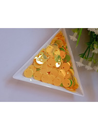 Паєтки зі зміщеним отвором/10 мм/5 грамів/72 хамелеон