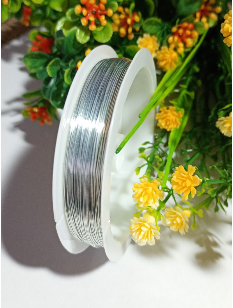 Біжутерія дроту/0.3 мм/сріб/20 м