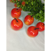 Яблуко жовтогарячо жовте міні з хвостиком/4,5 см