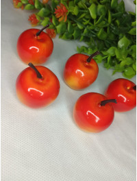 Яблуко жовтогарячо жовте міні з хвостиком/4,5 см