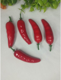 Перець червоний із хвостиком, 7 см