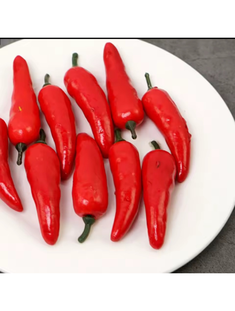 Перец красный с хвостиком, 7 см