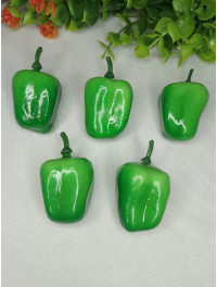 Перець зелений кубічний міні з хвостиком/5 см