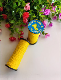 (1 шт.) Нитка капронова взуттєва 375 т. Колір жовтий. Котушка 20 м