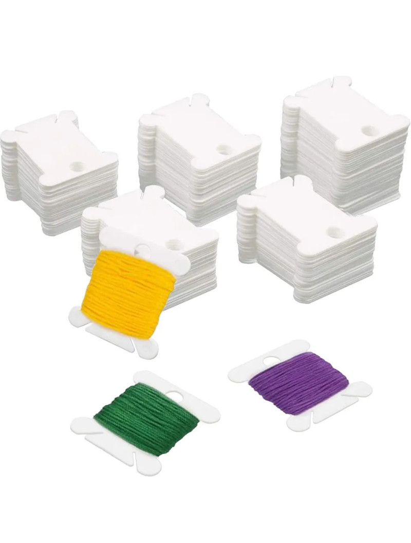 Пластикові котушки для намотування та зберігання ниток/4 х3,5 см/10 шт.