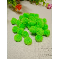 Помпоні "54"/1,5 см/50 шт./ салатовий