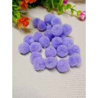 Помпоні "54"/1,5 см/50 шт./бузковий