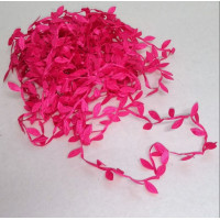 Листочки на тасьмі/фуксія/5 метрів