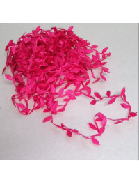 Листочки на тасьмі/фуксія/5 метрів