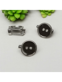 Основа для брошки /сталь /5 шт ./20 мм