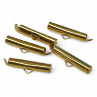 Слайдер /  4×20 мм /  лимонное золото / 5 шт