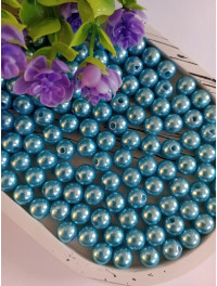 Намисто пластикові 8 мм. Колір —. Паковання 20 шт.