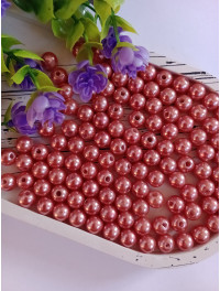 Намисто пластикові 8 мм. Колір —. Паковання 20 шт.