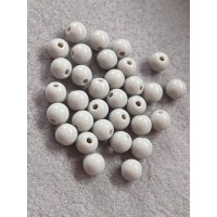 Бусини акрилові/8 мм/цінка за 20 шт./сірий