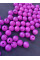 Акрилові намистини " матові"/8 мм/фіолетовий/20 штук