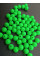 Акрилові намистини " матові"/8 мм/зелений/20 штук
