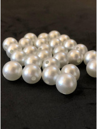 Бусины /  10 мм / айвори матовый / 20 шт