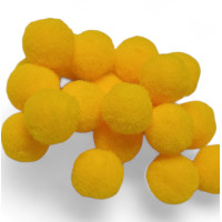 Помпони "люкс" для творчості 1,5 см, 50 шт./208 теплий