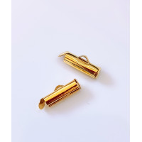 Слайдер/4×13 мм/ лимонное золото / 5 шт.