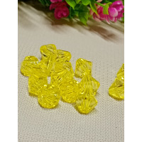 Бусини "конус"/12 мм/15 штук/жовтий