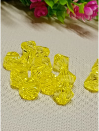 Бусини "конус"/12 мм/15 штук/жовтий