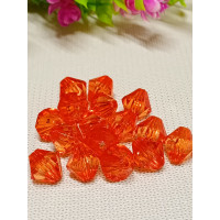 Бусини "конус"/12 мм/15 штук/жовтогарячий