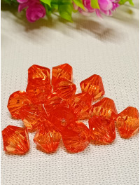 Бусини "конус"/12 мм/15 штук/жовтогарячий