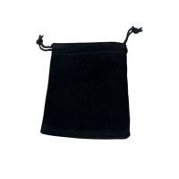 Бархатные мешочки / 7*9 см / черный