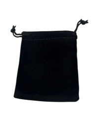 Оксамитові мішечки/7*9 см/чорний