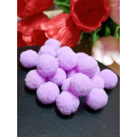 Помпони "Люкс" для творчості 1,5 см, 50 шт./фіолетовий